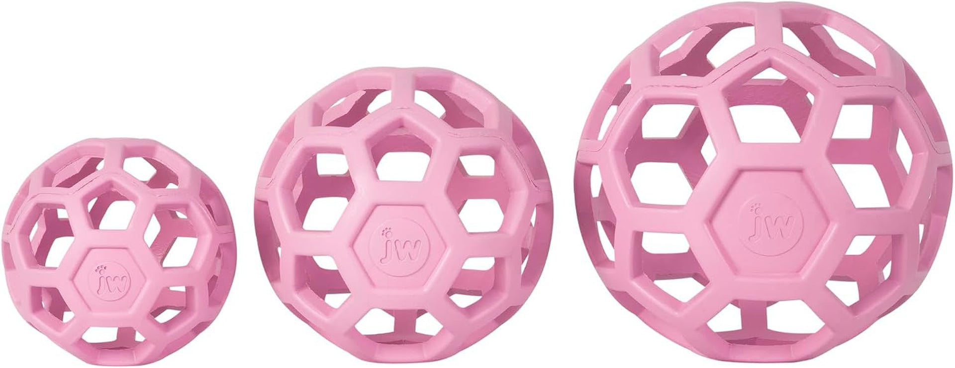 jw-pet-hol-ee-roller™-dog-toy-puzzle-ball-natural-rubber-small-3-inch-diameter-pink