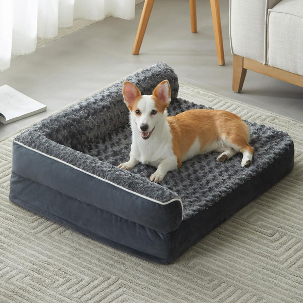 BFPETHOME Orthopedic Dog Beds for Large Dogs-Waterproof Sofa Dog Bed with Removable Washable Cover, Big Pet Bed with Waterproof Lining and Nonskid Bottom,Pet Bed for Large Dogs9