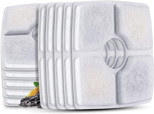 Cat Water Fountain Filters, Pack of 8 Cat Fountain Sponge Filter Pre-Filter Sponges for 84Oz/2.5L Automatic Cat Fountain6