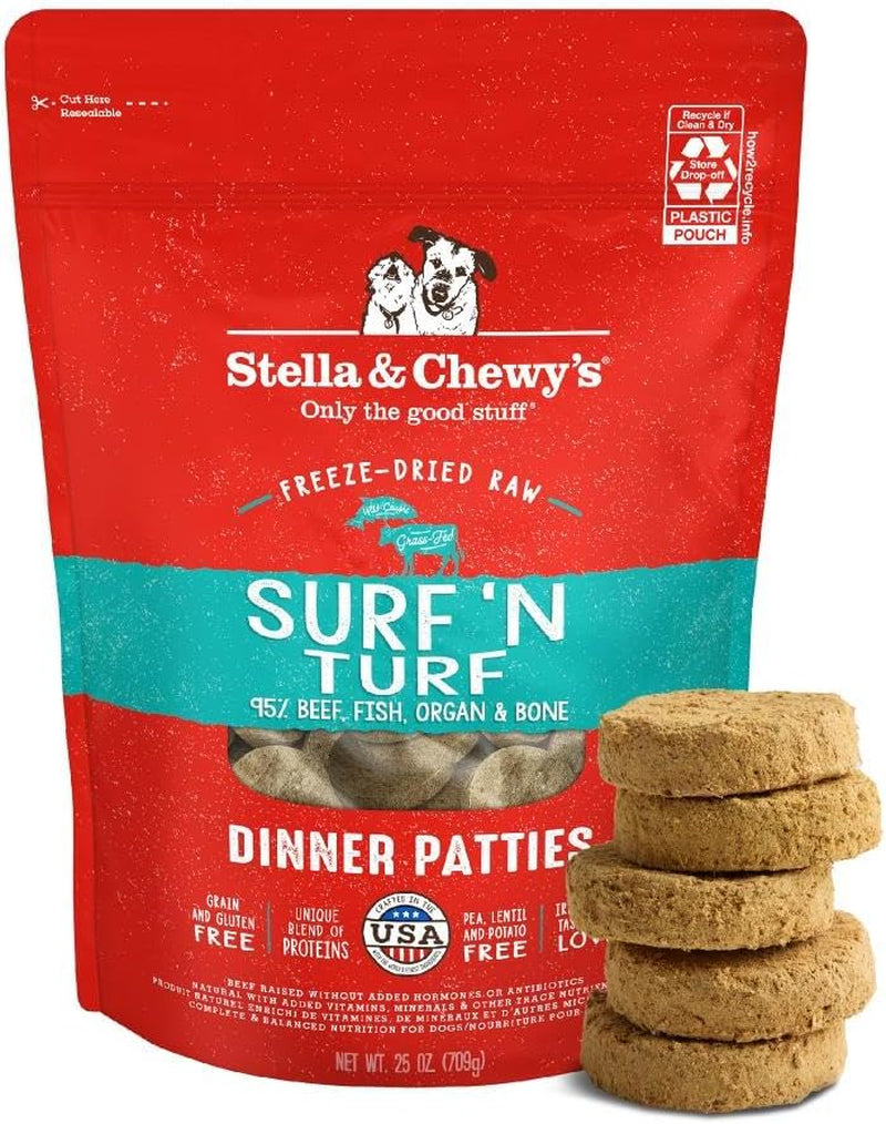 stella-chewys-freeze-dried-raw-dinner-patties-beef-recipe-high-protein-grain-free-puppy-dog-food-perfect-for-picky-eaters-25-oz