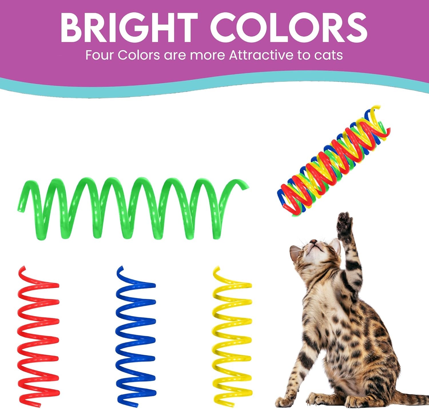 spot-colorful-springs-cat-toys-3-bouncy-coils-for-indoor-cats-kittens-to-swat-chase-bite-safe-lightweight-plastic-interactive-enrichment-toys-10-pack-multi-color