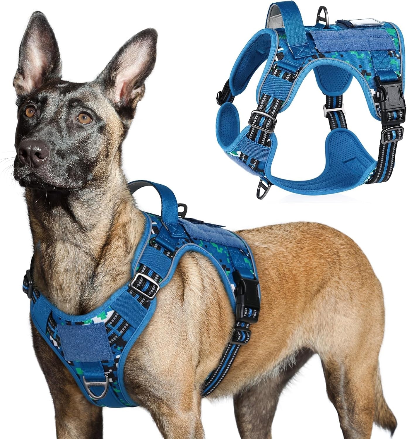 rabbitgoo-tactical-dog-harness-for-large-no-pull-military-service-vest-molle-handle-heavy-duty-adjustable-reflective-straps-easy-control-for-training-walking-black-large