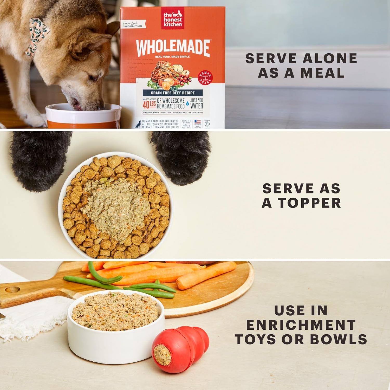 the-honest-kitchen-wholemade-whole-grain-beef-recipe-human-grade-dehydrated-dog-food-just-add-water-supports-digestion-skin-coat-topper-for-dry-or-wet-dog-food-10-lb-box-makes-40-lbs