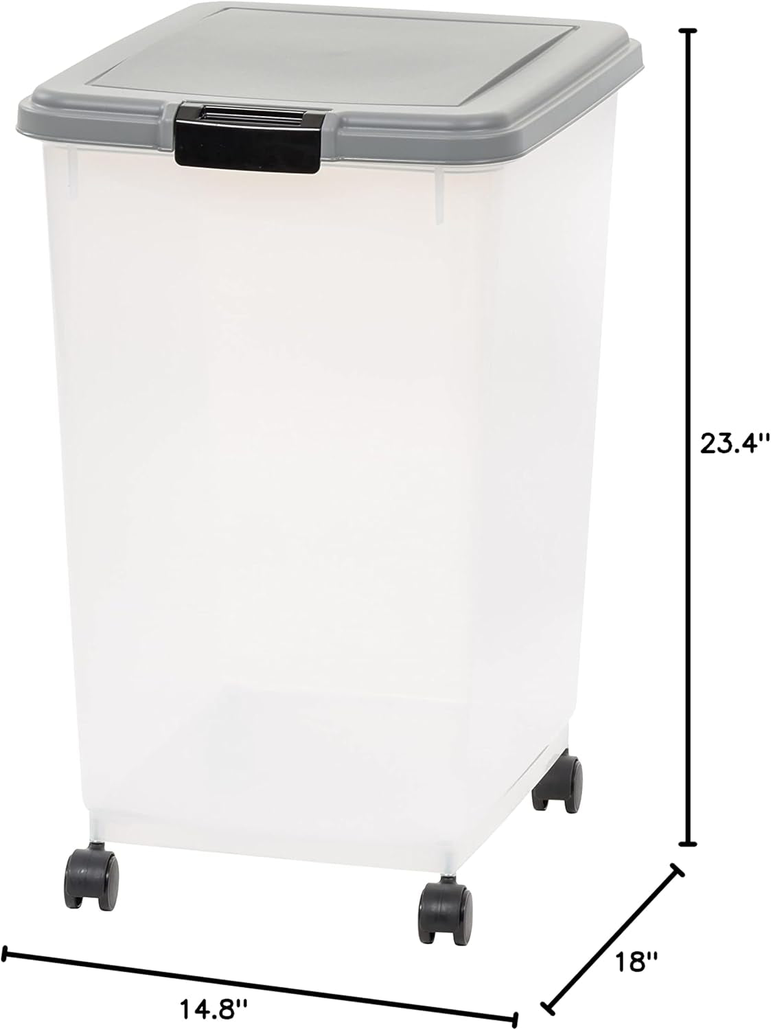 amazon-basics-airtight-pet-food-storage-container-with-scoop-bpa-free-removable-wheels-69-qt-gray