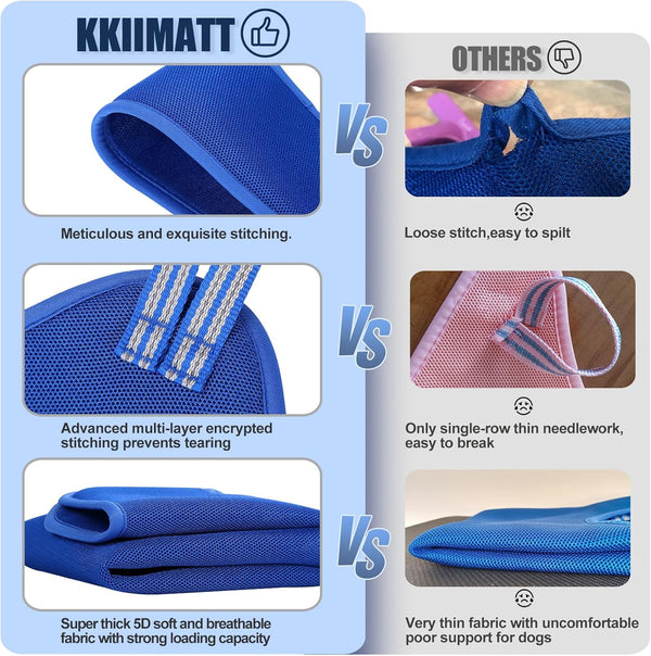 Kkiimatt 10 in 1 Pet Grooming Hammock Harness with Nail Clippers/Trimmer, Nail File, Dog Hammock/Grooming Sling for Nail Trimming/Clipping5