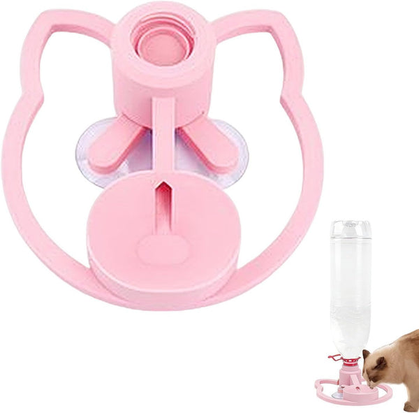 Cat Water Fountain Stand, Cat Water Bottle Dispenser, Automatic Anti-Tipping Pet Supplies, Kitten Wat-Er Bottle Basin Stand, Pet Wate-R Dispenser Station Stands for Puppy Kitten Breed Balcony8