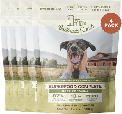 BADLANDS RANCH by Katherine Heigl – Superfood Complete Air-Dried Beef Dog Food – High Protein with Superfoods for Daily Wellness & Consistent Nutrition – 24 Oz19