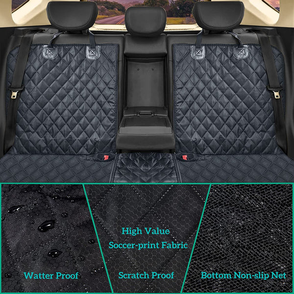 ANOSOSPECIAL Dog Car Seat Cover for Back Seat Cover,Non Stick Fur Rear Seat Protector for Pet,Nonslip Waterproof Durable Universal Fit Interior Backseat Covers for Auto Van SUV3