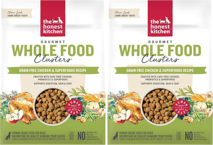 The Honest Kitchen Grain Free Beef & Superfoods Whole Food Clusters, Human Grade Dry Dog Food, Vet-Crafted Nutritional Support for Skin, Coat, Digestion & Overall Wellness, 5 Lb Bag13