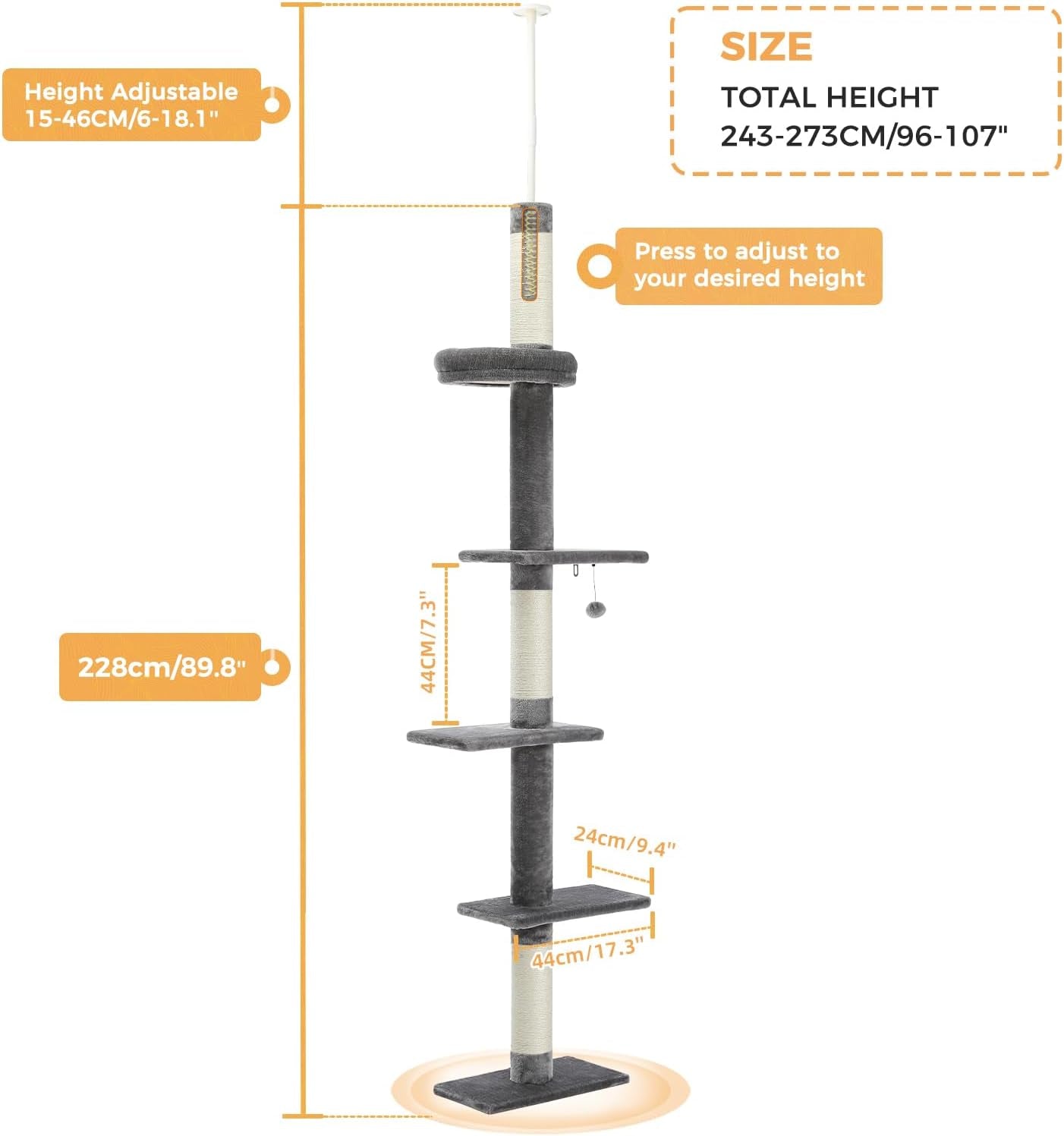petepela-cat-tree-for-indoor-cats-34-6-small-cat-tower-with-scratching-posts-2-condos-scratching-ramp-dangling-toys-cat-play-house-for-kittens-and-small-cats-compact-tower-with-thick-sisal-posts-2-condos-dangling-toys-a-cozy-top-bed-for-kittens-small-cats