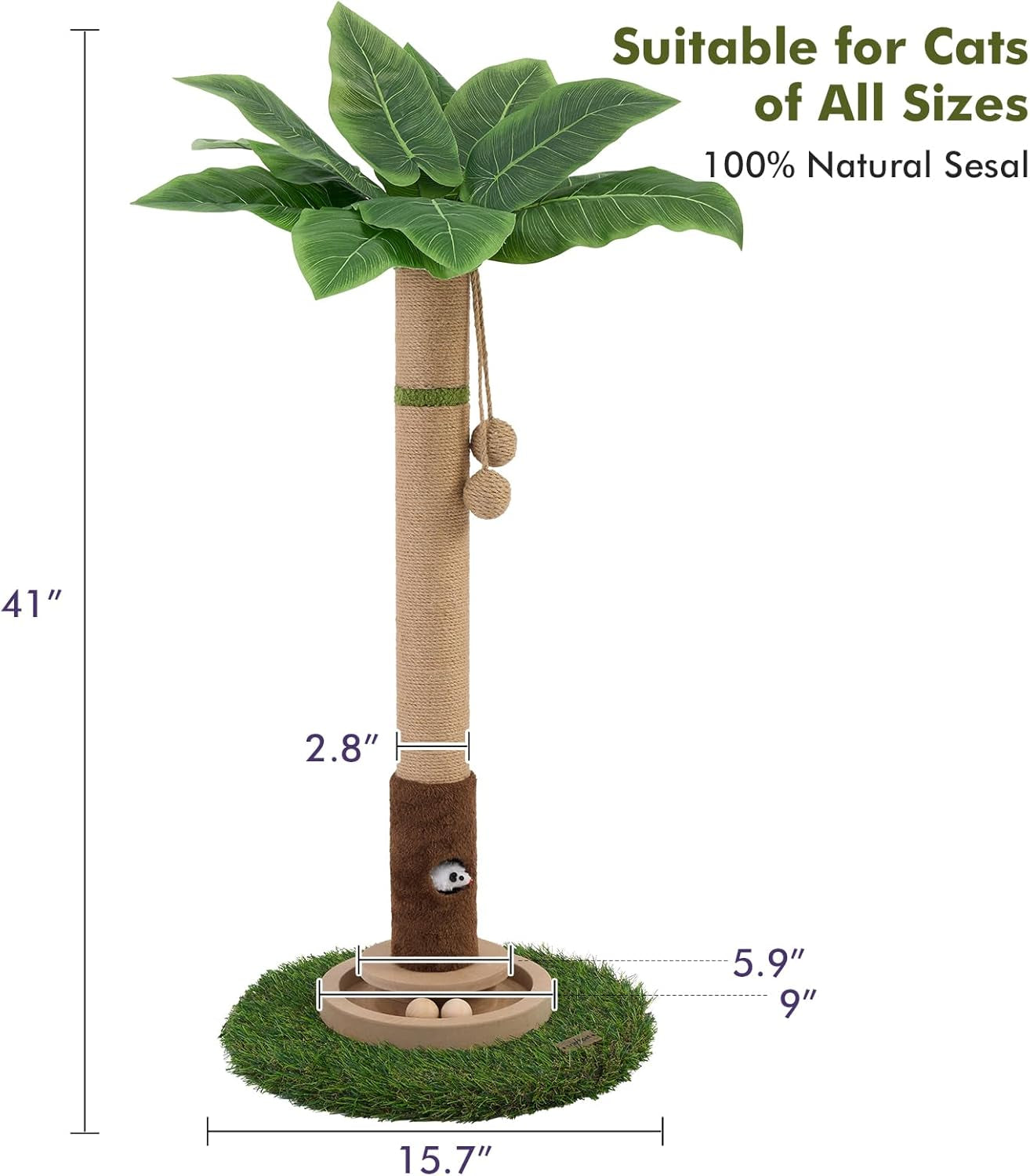 woochpet-tall-cat-scratching-post-cat-toys-cat-scratcher-tree-for-large-cat-heavy-duty-protect-sofa-modern-boho-cat-ball-track-cat-tree-for-indoor-cats