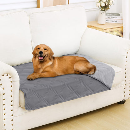 Smiry Waterproof Dog Bed Cover Blanket, Reversible Pet Blanket | Soft Reversible, Washable Leakproof Cats Dogs Couch Cover for Sofa, Couch, Furniture (30X70 Inch)50