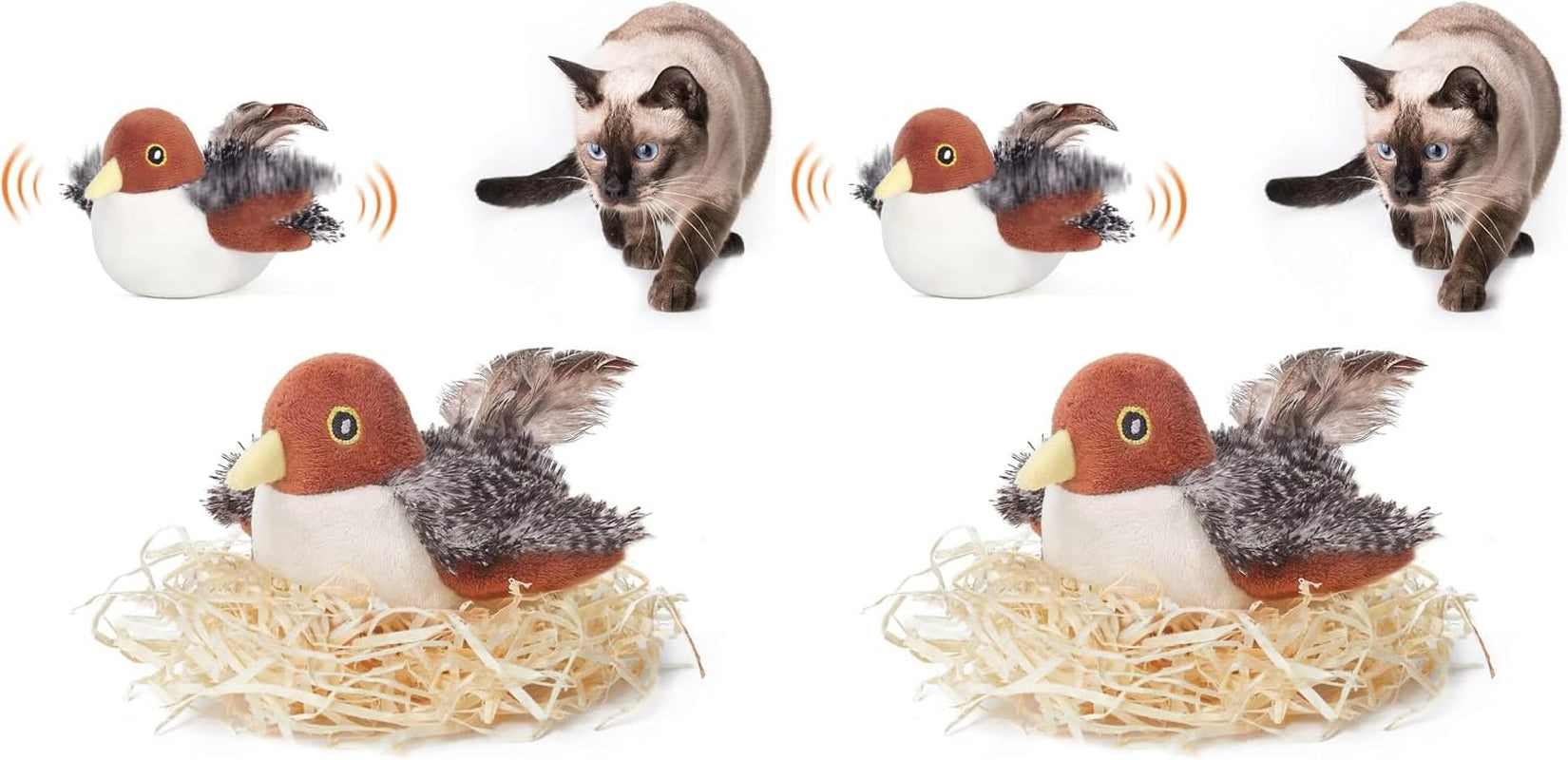 potaroma-cat-toys-rechargeable-flapping-bird-sparrow-lifelike-chirp-tweet-touch-activated-kitten-toy-interactive-cat-exercise-toys-for-all-breeds-cat-kicker-catnip-toys-4-0-inches-touch-activated-interactive-kitten-exercise-for-all-breeds-with-catnip-4-0-inches