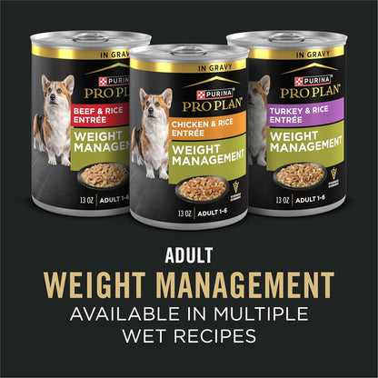 Purina Pro Plan Adult 7 plus Weight Management Shredded Blend Chicken and Rice Formula Senior Dog Food - 6 Lb. Bag10