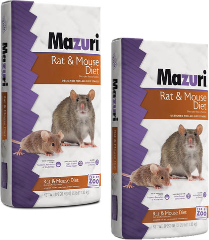 Mazuri | Pet Rat & Mouse Food | Rodent Pellet Blocks| 2 Pound (2 Lb.) Bag7