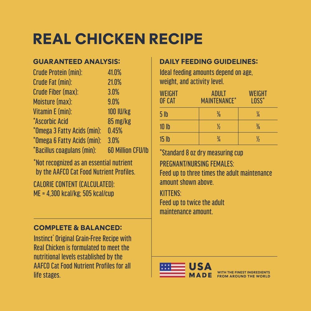 instinct-original-dry-cat-food-raw-coated-kibble-real-chicken-5-lb-bag-raw-coated-kibble-with-cage-free-chicken-for-strong-muscles-digestive-health-and-healthy-skin-coat-grain-free