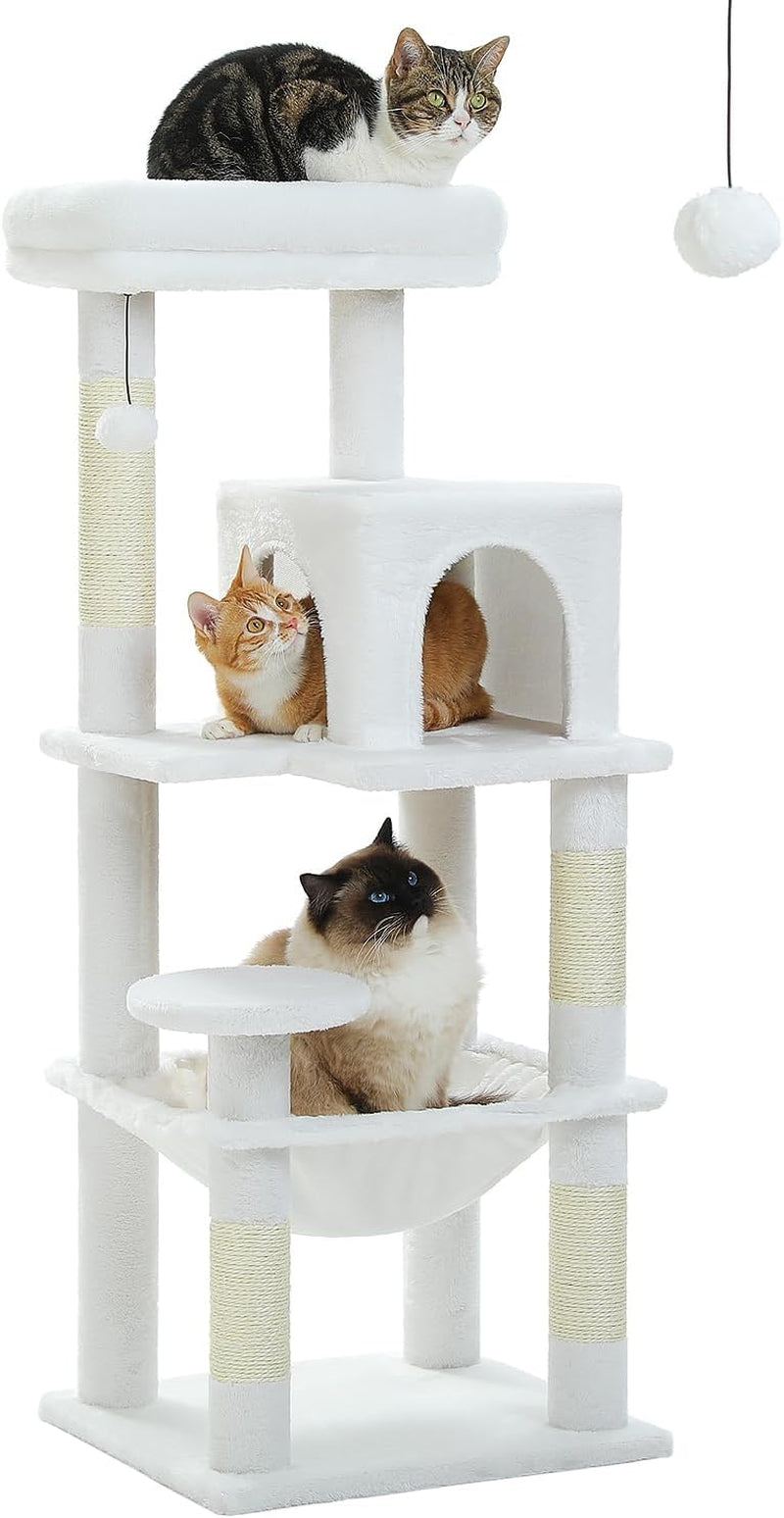 muttros-mushroom-cat-tree-tower-with-removable-scratcher-large-hammock-condo-perch-3-sisal-posts-multi-level-cat-tree-for-indoor-cats-cute-cat-tower-for-small-space-homes