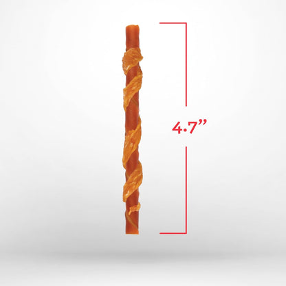 Dreambone Chicken Wrapped Sirloin Twist Stick Dog Treats, Daily Rawhide-Free Chew, Digests Safely and Completely, with Real Protein, Chicken, Sirloin and Veggies, 15 Count2