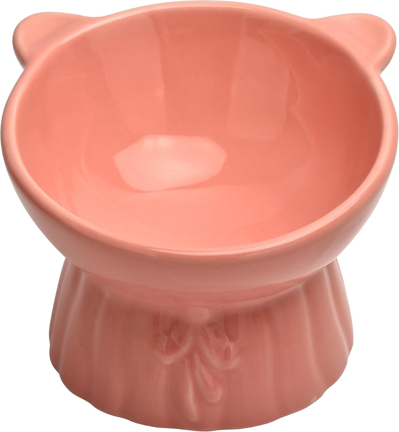 elevated-cat-food-bowl-8-oz-ceramic-raised-and-tilted-water-bowl-anti-vomiting-and-protect-pets-spines-dishes-for-fat-faced-cat-indoor-cats-kitten-small-dog-white
