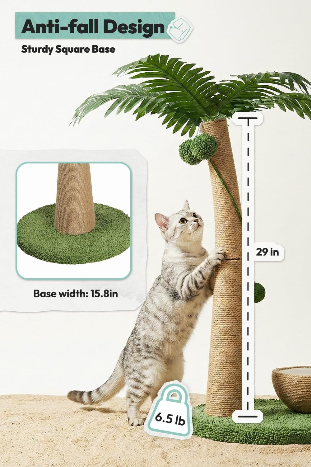 33-tall-cat-scratching-post-natural-jute-cat-scratcher-for-indoor-cats-coconut-tree-straw-design-with-hanging-toy-ball-rest-platform-stable-furniture-protector-for-kittens-adult-cats-m