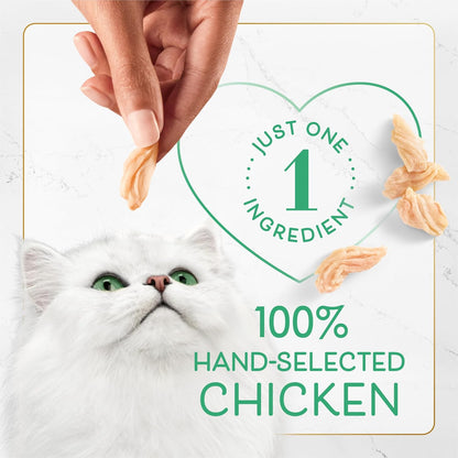 Purina Fancy Feast Natural Cat Treats, Purely Natural Hand-Selected Chicken - (Pack of 5) 10 Ct. Pouches4