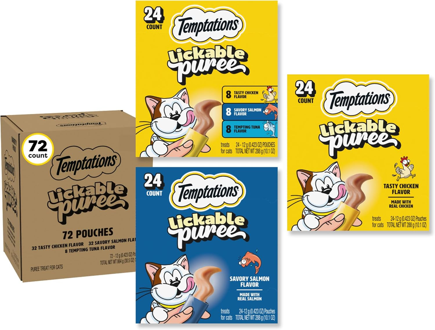 temptations-creamy-puree-cat-treats-chicken-salmon-tuna-24-count-under-15-calories-per-tube-great-for-senior-cats-no-chewing-required-no-added-sugar-fillers-or-artificial-preservatives
