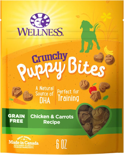 Wellness Soft Puppy Bites Dog Training Treats, Natural, Grain Free, Lamb and Salmon Recipe, 8 Oz Bag12