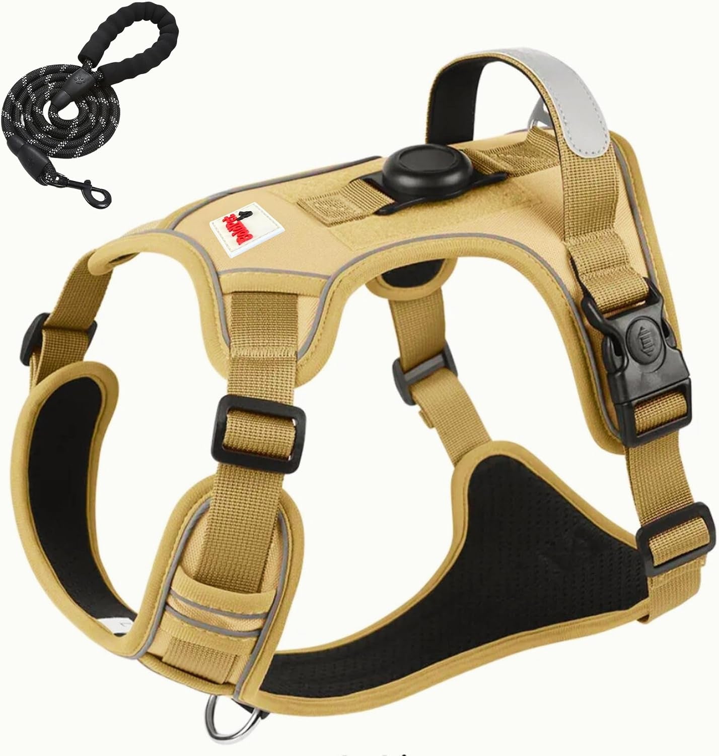 boldpet®-dog-harness-with-airtag-holder-and-leash-set-no-pull-dog-harness-reflective-design-escape-proof-with-safety-buckles-breathable-oxford-for-small-medium-and-large-dogs-air-tag-not-included