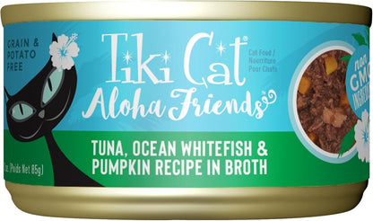 Tiki Cat Friends Wet Cat Food Tuna Variety Pack, 5.5 Oz. Cans (8 Count)16