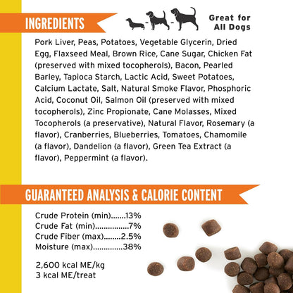 Pet Botanics 20 Oz. Pouch Training Rewards Soft & Chewy, Bacon Flavor, with 500 Treats per Bag, the Choice of Top Trainers2