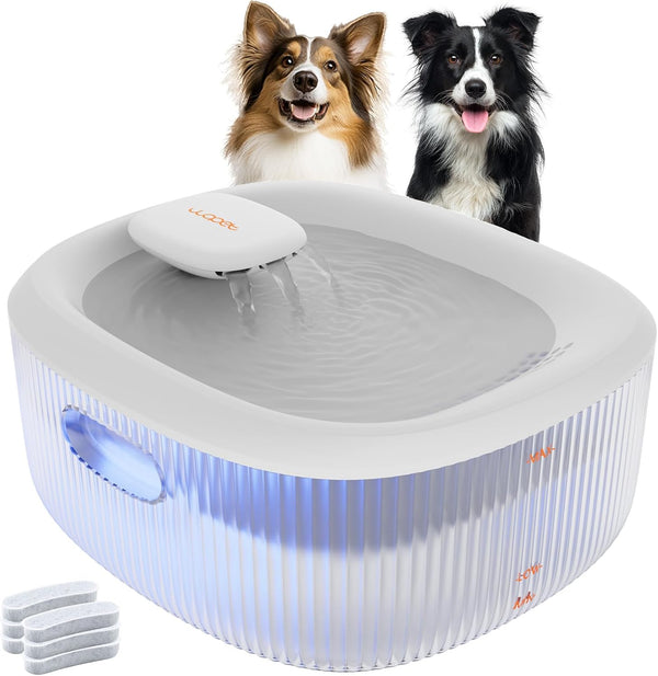 WOPET Dog Water Fountain for Large Dogs, 6L/205Oz/1.6Gal Automatic Dog and Cat Water Fountain, Pet Water Dispenser with 2 Filters, Ultra-Quiet Pump, Great for Large Dogs Cats and Multi-Pet Home11