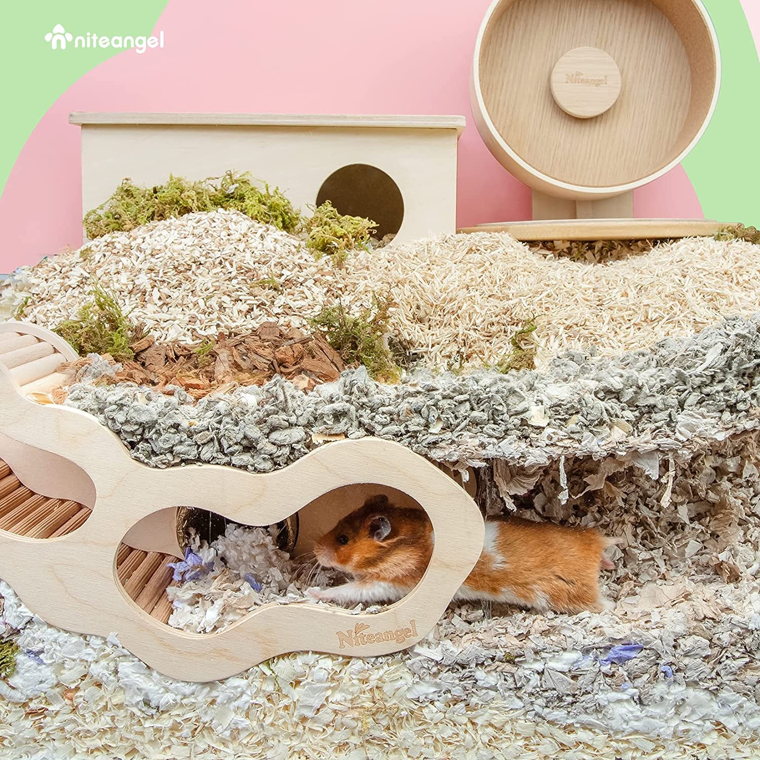 niteangel-hamster-house-w-climbing-ladder-for-hamsters-gerbils-mice-or-similar-sized-pets-secret-peep-tunnel-hamster-hut