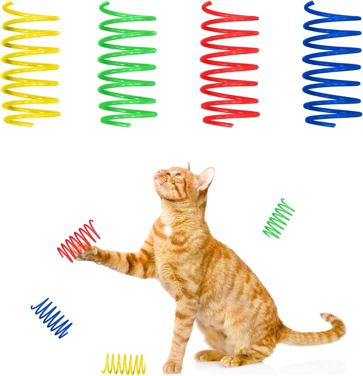 spot-colorful-springs-cat-toys-3-bouncy-coils-for-indoor-cats-kittens-to-swat-chase-bite-safe-lightweight-plastic-interactive-enrichment-toys-10-pack-multi-color