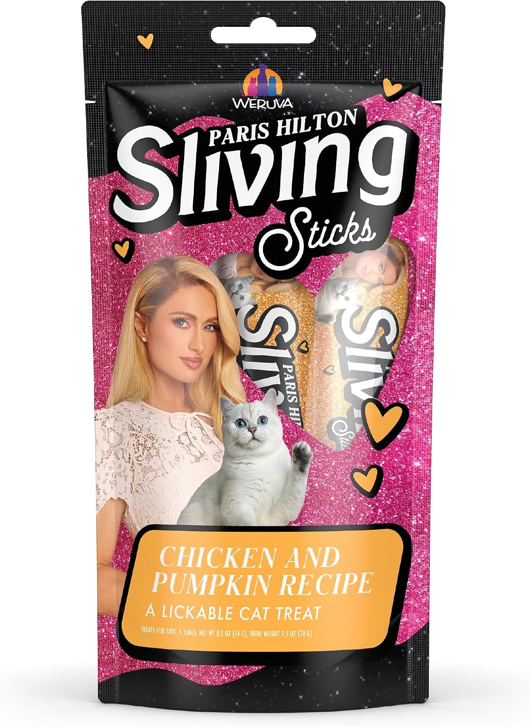 weruva-paris-hilton-pamper-like-paris-sliving-sticks-chicken-0-5oz-lickable-cat-treats-pack-of-5