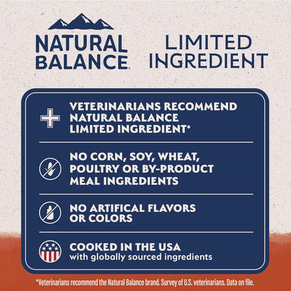 Natural Balance Limited Ingredient Adult Dry Dog Food - Balanced Nutrition for Adult Dogs - Grain-Free, Soy-Free Recipe - Limited Ingredient Formula - 24 Lb - Salmon & Sweet Potato Recipe5
