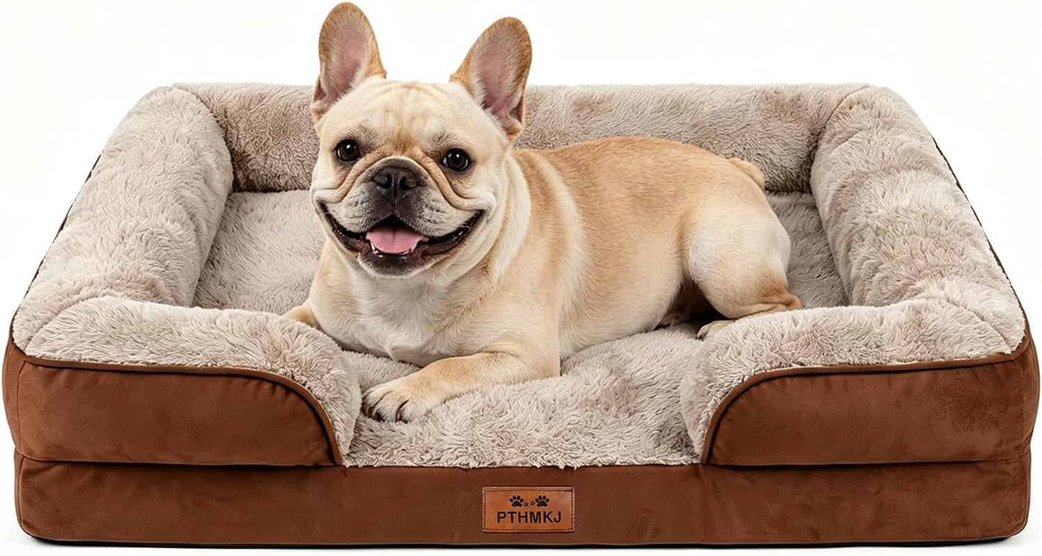 orthopedic-dog-bed-for-medium-dogs-gel-memory-foam-pet-bed-with-waterproof-washable-cover-contoured-bolster-design-for-dogs-cats-grey-30-0-l-x-20-0-w-x-6-3-th