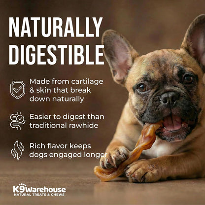 K9Warehouse Bulk Pig Ear Bites for Dogs 100% Pork, Rawhide Alternative, 1Lb | Single Ingredient, No Hormones or Chemicals, Hand-Selected Quality, Sized for Small and Medium Pups, Fights Tartar Buildup6