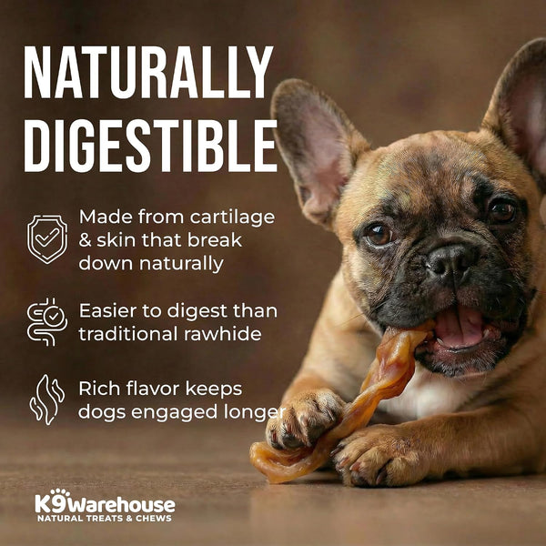 K9Warehouse Bulk Pig Ear Bites for Dogs 100% Pork, Rawhide Alternative, 1Lb | Single Ingredient, No Hormones or Chemicals, Hand-Selected Quality, Sized for Small and Medium Pups, Fights Tartar Buildup6
