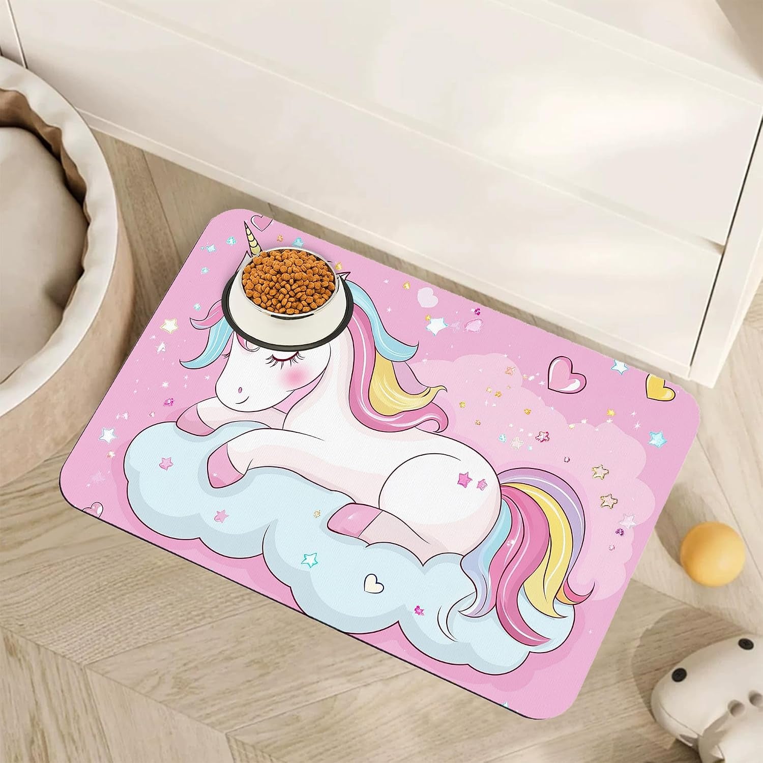 fish-boho-dog-food-mat-for-floors-ocean-absorbent-quick-dry-pet-feeding-mat-cat-dog-bowl-mats-for-food-and-water-non-slip-pet-accessories-supplies-12x20