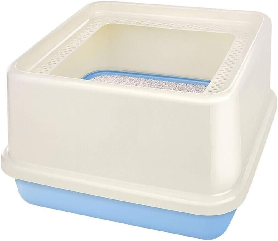 dog-potty-training-toilet-top-entrance-type-cat-litter-pot-semi-closed-toilet-large-space-capacity-sand-bowl-pet-suppliesblue