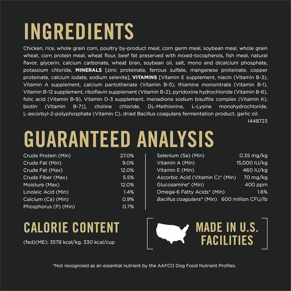 Purina Pro Plan Weight Management Dog Food Dry, Shredded Blend Chicken and Rice Formula - 18 Lb. Bag4