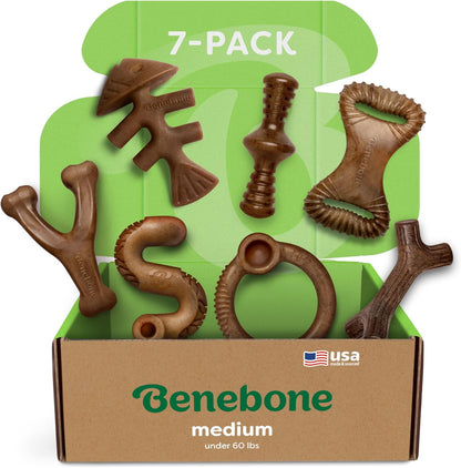 Benebone Small 4-Pack Dog Toys for Aggressive Chewers – under 30 Lbs14