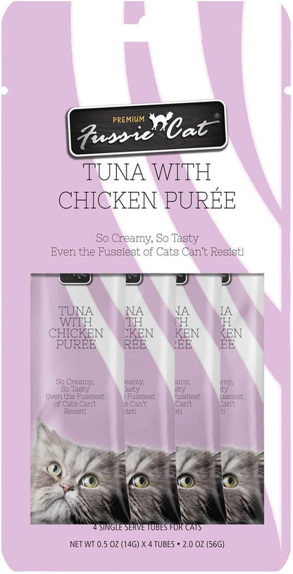 Fussie Cat, 0.5 Ounces Each, 50 Tubes, Ocean Fish Variety 10 Flavors21