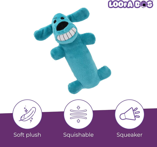 Multipet Original Loofa Dog Plush Toy - Squeaky Toy for All Dogs - Extra Soft Plush - Stuffed Animal Dog Toys for Playing (1 Count, 6”, Random Color Surprise)3