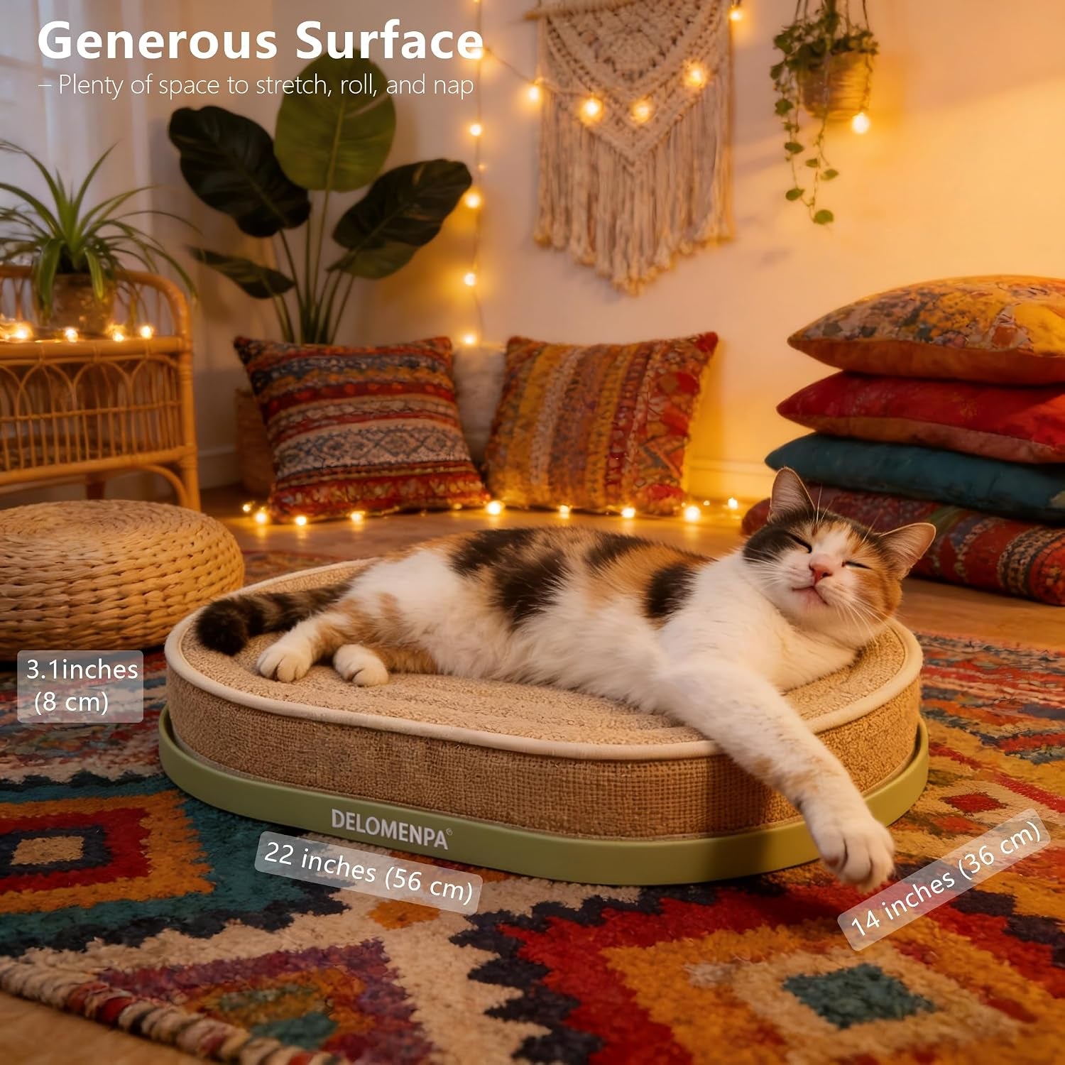 large-sisal-cat-scratcher-lounge-2-in-1-cat-bed-with-durable-base-plush-foam-cushion-non-shedding-cat-scratching-pad-for-indoor-cats-22x14-no-mess-furniture-protector