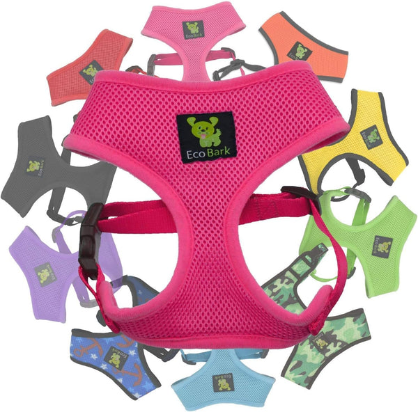 Ecobark Dog Harness, Soft Mesh over the Head Vest Harness, Red, Small | Luxurious Eco Friendly No Pull & No Choke Design, Padded Breathable Body Halter, anti Rub, for Puppy, Toy & Small Breeds14