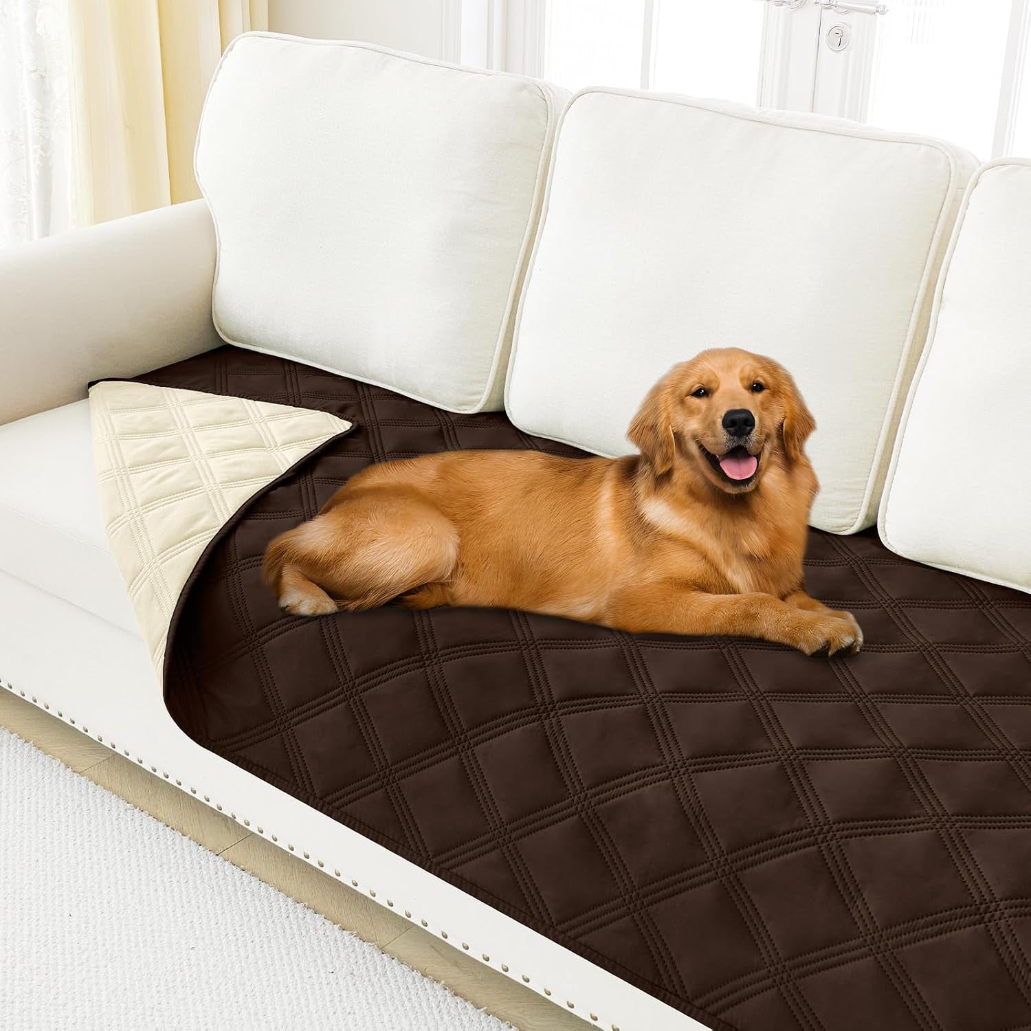 smiry-waterproof-dog-bed-cover-blanket-reversible-pet-blanket-soft-reversible-washable-leakproof-cats-dogs-couch-cover-for-sofa-couch-furniture-30x70-inch