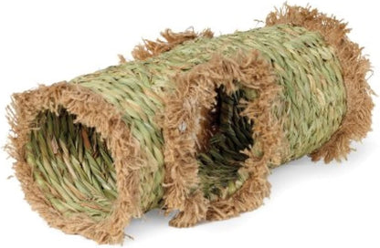Prevue Pet Products Nature'S Hideaway Grass Hut Small Animal Toy - for Guinea Pigs, Rabbits, Chinchilla, Hamsters, Gerbils, & Mice, Woven Hay & Grass, Natural Hide & Explore Toy - Medium3