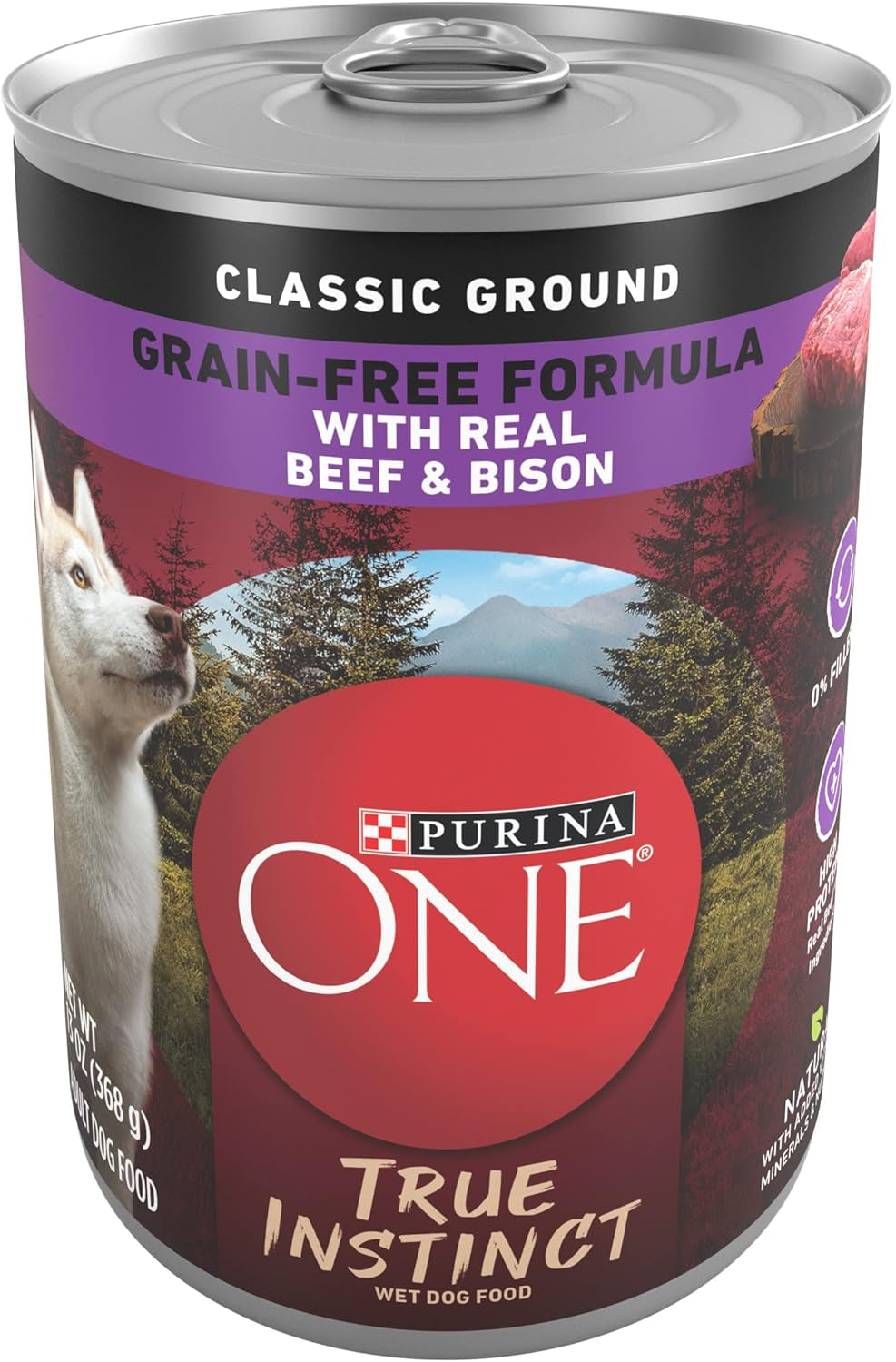 purina-one-wet-dog-food-true-instinct-classic-ground-grain-free-formula-with-real-beef-and-bison-high-protein-dog-food-pack-of-12-13-oz-cans