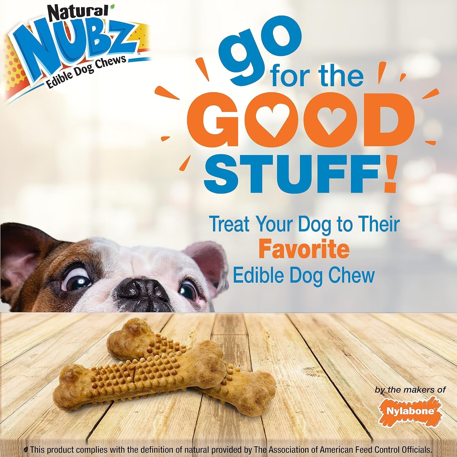 nylabone-nubz-wild-natural-dog-treats-bison-flavor-small-12-count-long-lasting-dog-chews-made-in-usa-limited-ingredients-highly-digestible-dog-dental-treats-for-small-dogs-up-to-30-lbs